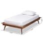 Baxton Studio Karine Walnut Brown Wood Twin Platform Bed Frame - image 7