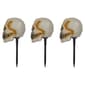 Northlight Seasonal Set of 3 Skeleton Head Pathway Markers - image 3