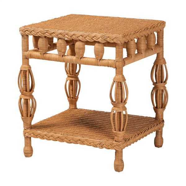 bali & pari Dolby Natural Rattan End Table - image 