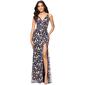 Juniors Blondie Nites Butterfly Sequin Lace-Up Back Sheath Dress - image 1