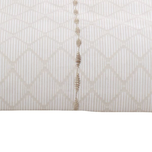 Sabrina Soto 200 Thread Count Cotton Geometric Sheet Set with Hem