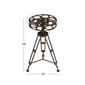 9th & Pike&#174; Classic Camera Reel Accent Table - image 5