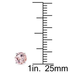 Gemstone Classics™ 14kt. Gold 1ctw. Morganite Stud Earrings