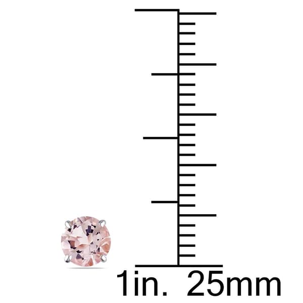 Gemstone Classics&#8482; 14kt. Gold 1ctw. Morganite Stud Earrings