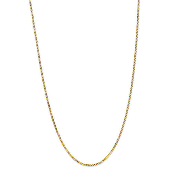 Gold Classics&#40;tm&#41; 14kt.Yellow Gold 24in. Curb Necklace - image 