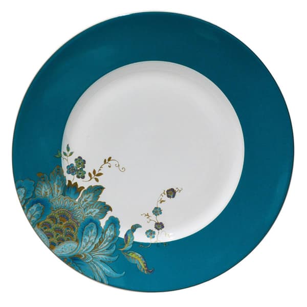 222 Fifth Eliza Teal 16pc. Dinnerware Set