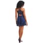Juniors Emerald Sundae Stretch Lace Fit/Flare Lace Back Tier Dres - image 2