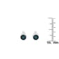 Radiant Rainbow&#8482; Sterling Silver 1/5ctw. Blue Earrings - image 5