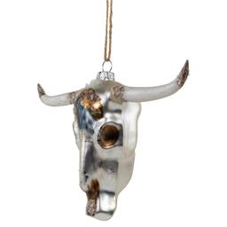 Northlight Seasonal 5.5in. Longhorn Glass Christmas Ornament