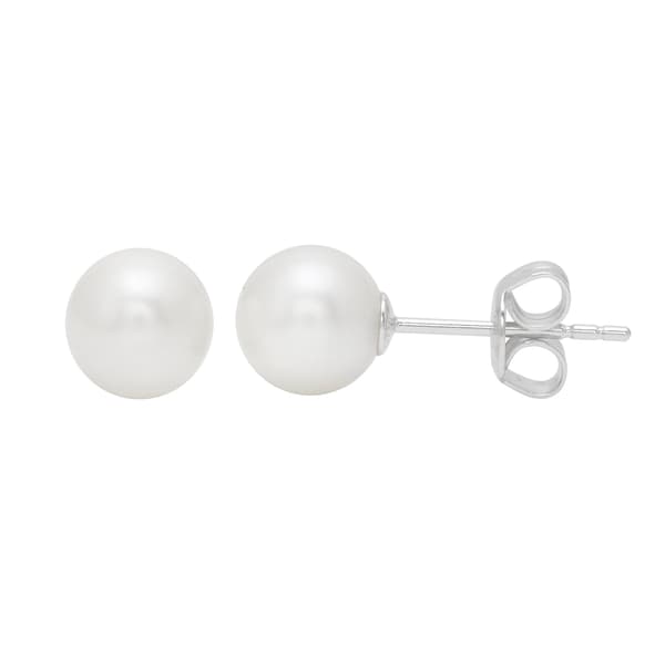 Gemstone Classics(tm) Fresh Water Pearl Stud Earrings - image 