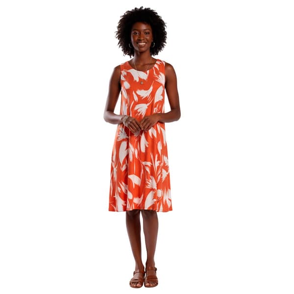 Womens Harlow & Rose Abstract Brush Stroke Shift Dress