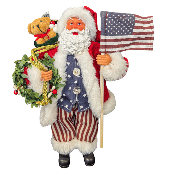 Santa''s Workshop 12in. American Santa