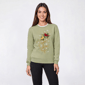 Womens Top Stitch by Morning Sun Winter Swirl Fleece Sweatshirt - image 1