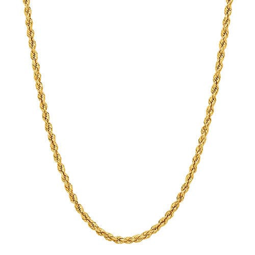 Gold Classics(tm) 10kt. Gold 20in. 2mm Chain Necklace - image 