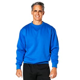 Mens Starting Point Solid Fleece Crew