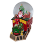 Northlight 8.5in. Green & Red Christmas Train Snow Globe - image 2