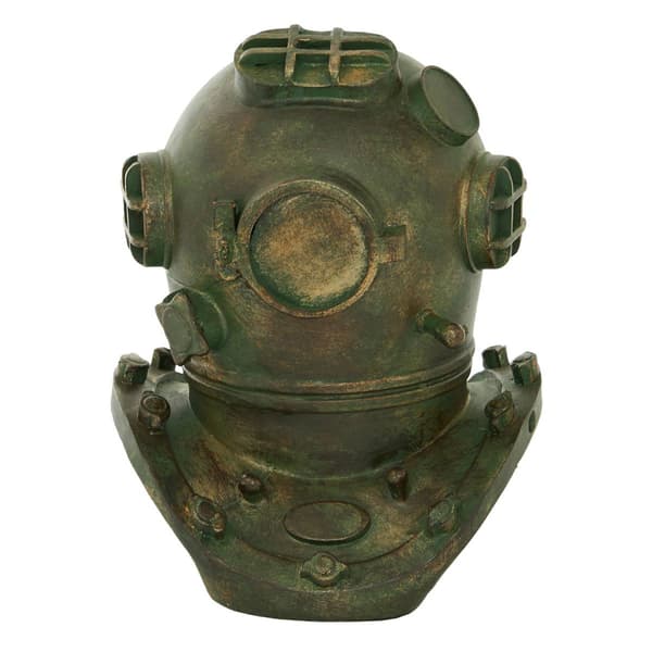 9th & Pike® Antique Bronze Polystone Diving Helmet