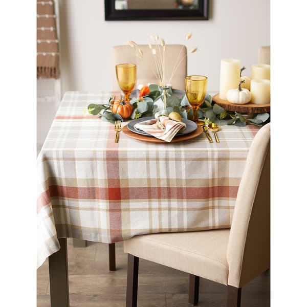 DII® Cozy Picnic Plaid Tablecloth