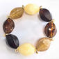 Ashley Cooper(tm) Natural-Tone Chunky Beaded Bracelet - image 1
