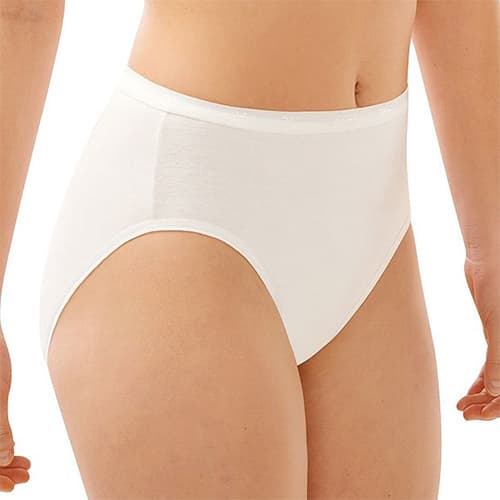 Womens Bali Full Cut Fit Cotton High Cut Panties DFFF62 - image 