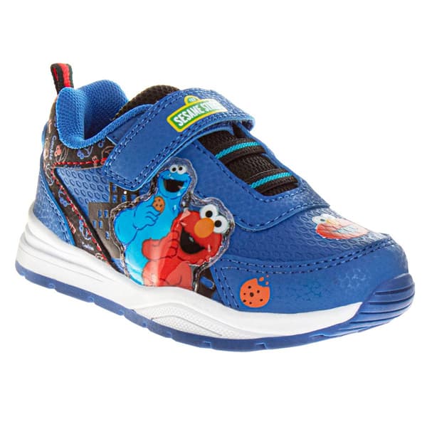 Little Kid Sesame Street Cookie Monster & Elmo Fashion Sneaker - image 
