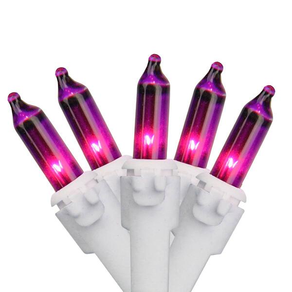 Northlight Seasonal 21.5ft. Purple Mini Christmas Light Set - image 