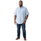 Mens Big & Tall Chaps Button Down Shirt - Island Water - image 1
