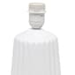 Simple Designs Off White Ceramic Pleated Base Table Lamp w/Shade - image 4