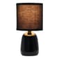 Simple Designs 10in. Traditional Ceramic Thimble Table Lamp - image 4