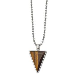 Mens Gentlemen's Classics(tm) Triangle Tiger's Eye Necklace