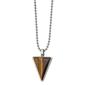 Mens Gentlemen's Classics&#40;tm&#41; Triangle Tiger's Eye Necklace - image 1