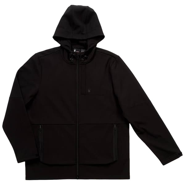 Mens Spyder Waffle Knit Full Zip Jacket