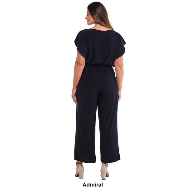 Womens Emma & Michele Blouson Jumpsuit