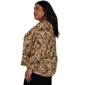 Plus Size Emaline La Vita Costiera 3/4 Sleeve Floral Blouse - image 4