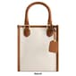 Tommy Bahama Solid Canvas North South Tote with Leather Trim - image 6