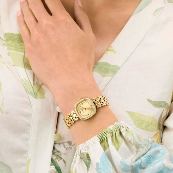 Womens Guess Champagne Dial Watch - GW1018L2