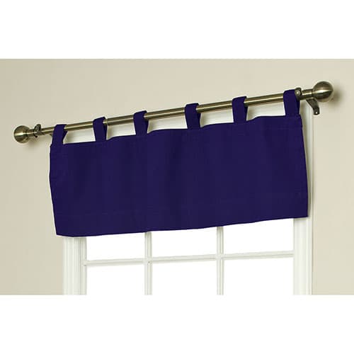 Weathermate Tab Valance - Navy - 40x15 - image 