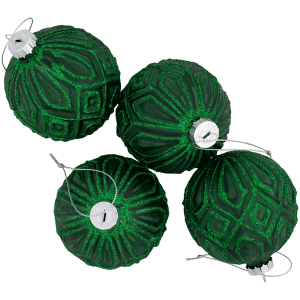 Northlight 4ct. Glitter Lined Diamonds Christmas Ball Ornament