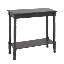 9th & Pike&#174; Black Traditional Wood Console Table