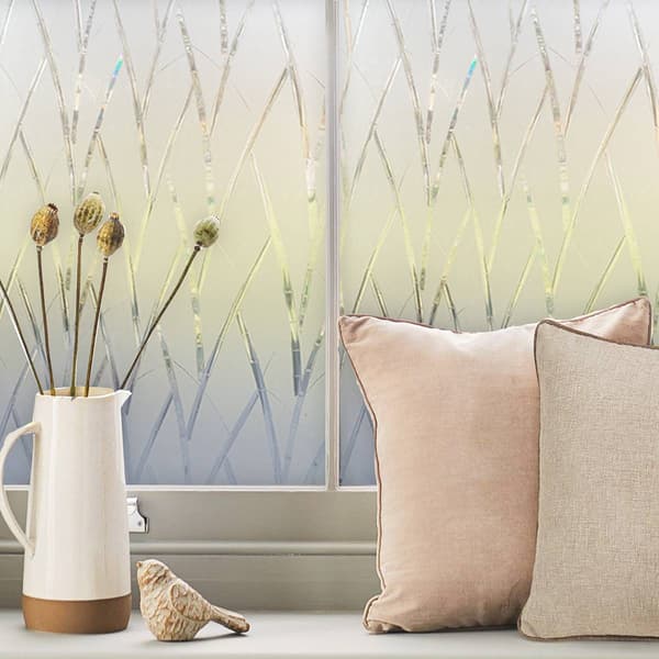 RoomMates&#40;R&#41; Transparent Bamboo Privacy Window Film