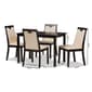 Baxton Studio Evelyn 5pc. Dining Set - image 7