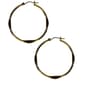 Nine West Medium Gold-Tone Hoop Pierced Earrings - image 1