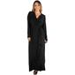 Plus Size 24/7 Comfort Apparel Ruffled Neck Maxi Dress - image 1