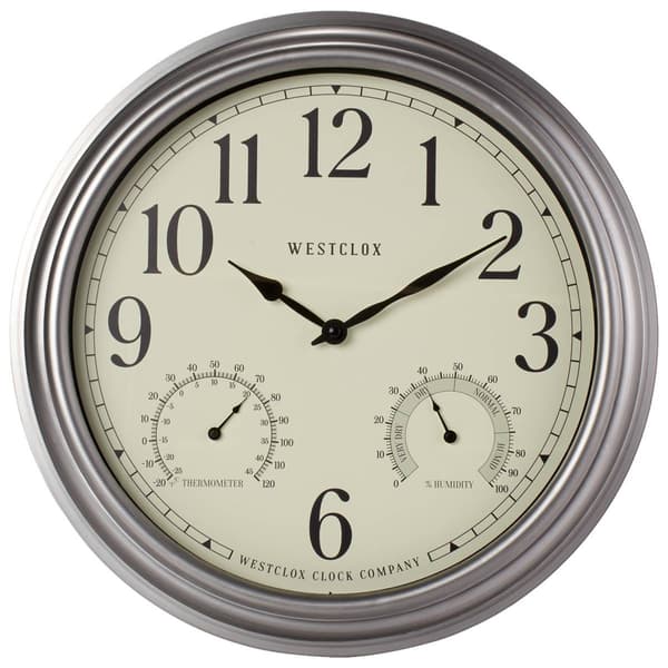 Westclox 16in. Indoor/Outdoor Wall Clock - image 