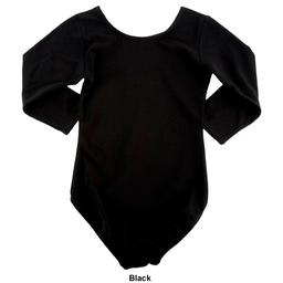 Girls (4-6x) Moret® Kids 3/4 Sleeve Solid Leotard