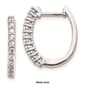 Pure Fire 14kt. Gold 1/3ctw. Diamond Hinged Hoop Earrings - image 3