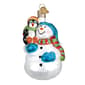 Old World Christmas Snowman w/ Penguin Pal - image 1