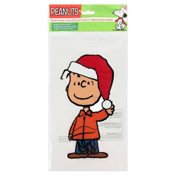 Northlight Seasonal Peanuts Linus Christmas Window Cling - image 