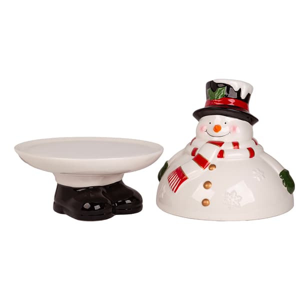 Home Essentials Snowman Cake Stand
