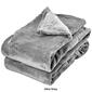 London Fog Solid Heavyweight Plush Blanket - image 3